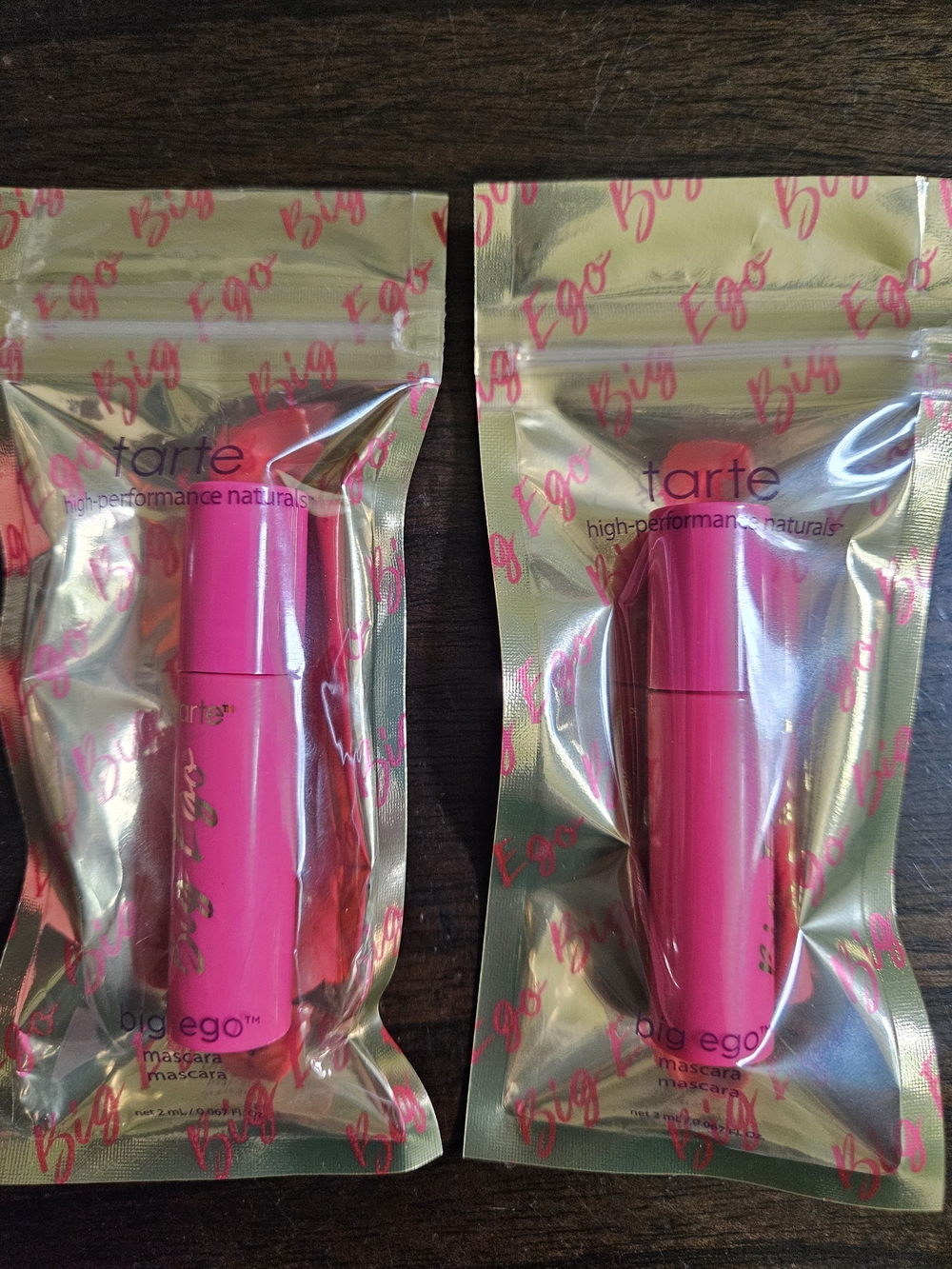 2x Tarte Cosmetics - Big Ego Mascara, High Performance, Black, 2 mL Each